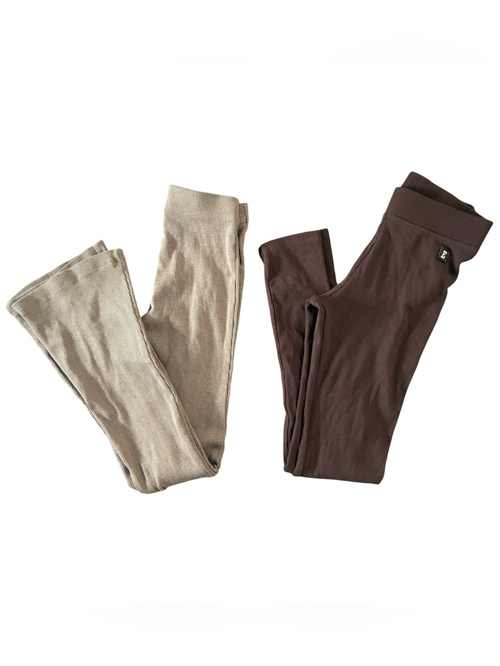 Zara Brown & Tan Girls Leggings Bundle New Size 9